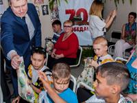 Встреча с ген. директором ОАО ММК П. Шиляевым в День защиты детей.